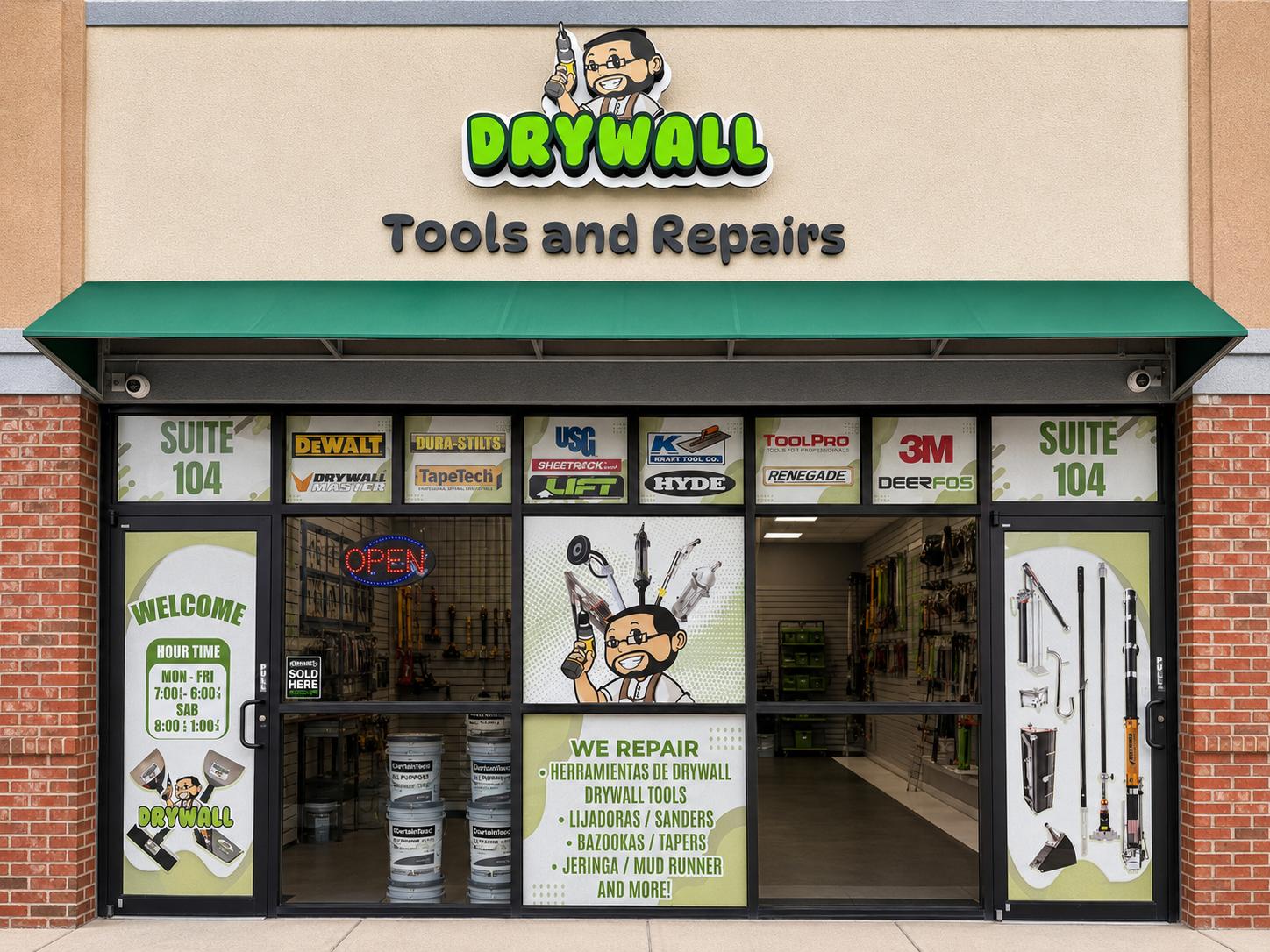 Drywall Tools and Repairs storefront in Norcross, Georgia — ISKAR Trading retail anchor